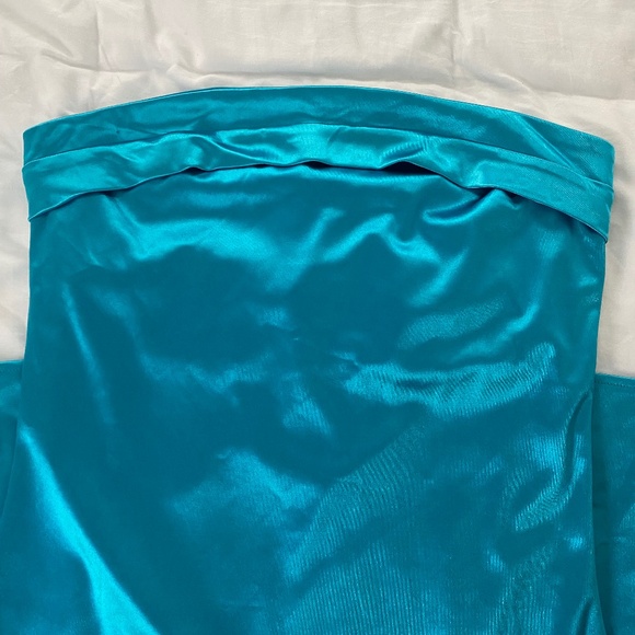 Teal Tube Prom/Formal Dress - Picture 1 of 2